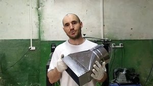 Переход с прямоугольного сечения на круглое