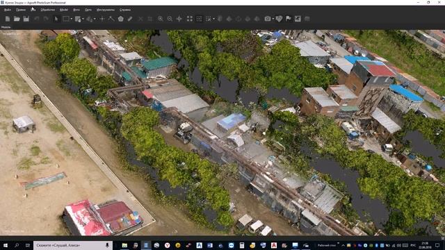Photoscan (фотоскан) для геодезии, самое простое видео.