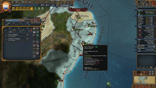 Brazilian War - Europa Universalis IV: Rule Britannia - The Dutch - #34 - (Very Hard) смотреть онлайн