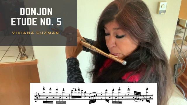 Donjon Flute Etude No. 5 Gigue from 8 Etudes de Salon смотреть онлайн