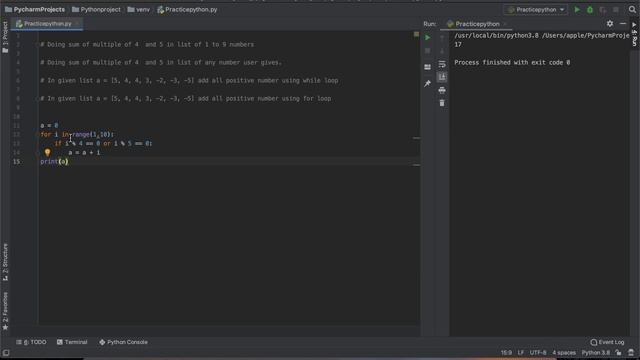 Python Practice Series 7 | Beginners | Level 1 | Basic | Add Multiples of 4 and 5 | Programming