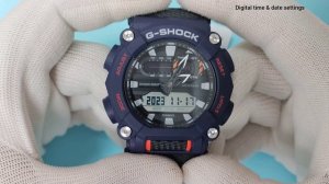 How to set time on Casio G-Shock GA-900