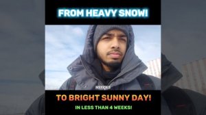 Unpredictable Weather in Russia: Watch Saransk Go from Snowy to Sunny in 4 Weeks! | Погода в России