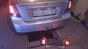 Установка фаркопа на Chevrolet Lacetti 2004-2013г / Daewoo Gentra 2013-2015(Leader-plus) в Фаркоп161