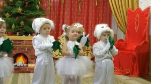 Варежковый театр в яслях на новогоднем утреннике 2018 .Чудный телефончик. Муз.  рук.  Максюта Г.В.