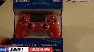 PS4 Magma Red DualShock 4 Unboxing