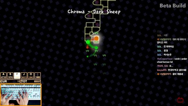 [ADOFAI Custom] 黒魔(Chroma) - Dark Sheep [Map by Ruren] смотреть онлайн