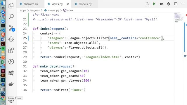 Week 3, Day 1 - Sports ORM смотреть онлайн