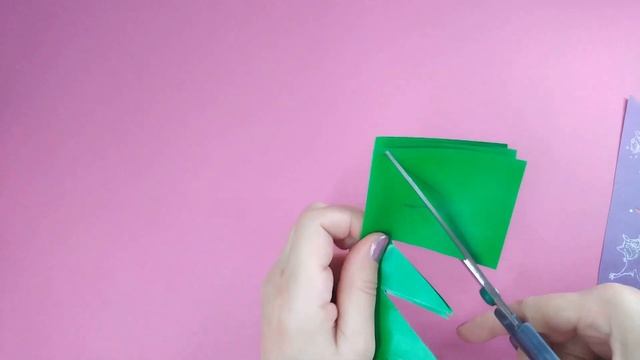 Самая простая елка из бумаги своими руками Поделки из бумаги на Новый год Новогодний декор смотреть онлайн