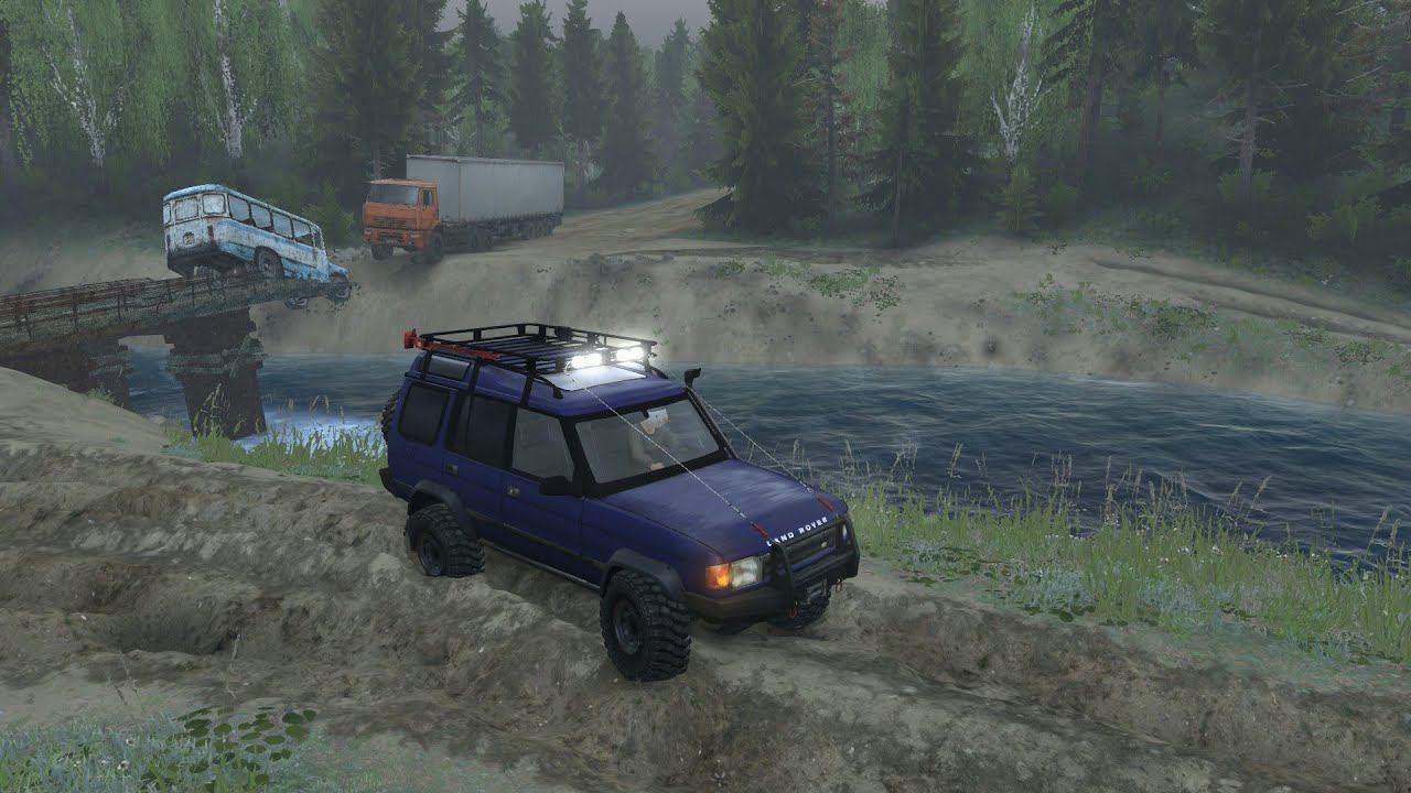 SpinTires Обзор Карты «Перевал» смотреть онлайн