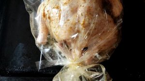 Курица, запеченная в рукаве