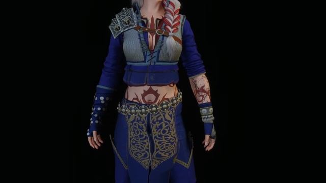 skyrim special edition Witcher 3 Yennefer and Ciri Armor HDT [HD] смотреть онлайн