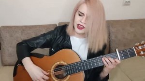 FUN MODE - Рыцарь и королева (COVER by Aletta Travs) на гитаре