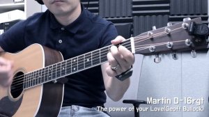 Geoff Bullock - The power of your Love 주께가오니(Martin D16RGT)