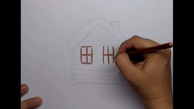 Как нарисовать дом