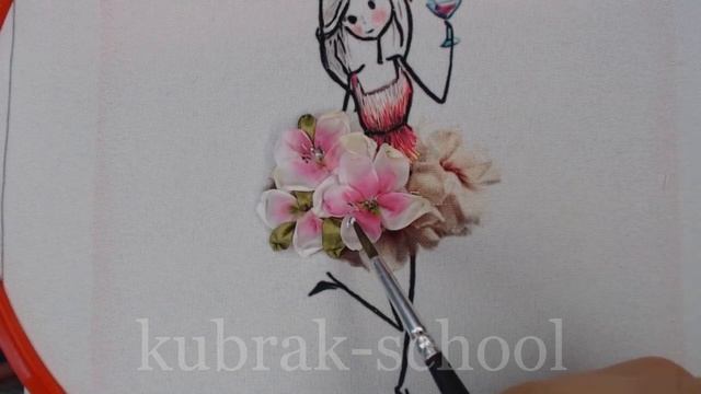 ВЫШИВКА ЛЕНТАМИ для открыток НАИВНОЕ ИСКУССТВО 5 ВАРИАНТОВ ОФОРМЛЕНИЯ смотреть онлайн