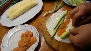 ЗАКУСОЧНЫЕ РОЛЛЫ ИЗ БЛИНОВ.