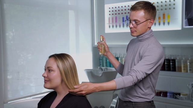 Нанесение Масла и Термозащиты Kérastase смотреть онлайн