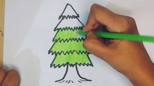 X-mas tree drawing || ABCD rhymes song for kids and toddlers #kid #kids #study