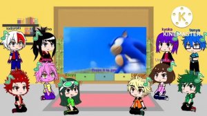 BNHA react to sonic the hegchog part (8) (especial)