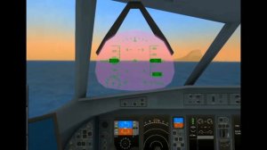 Авиа котострофа в игре Turboprop Flight simulator