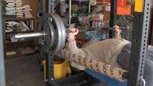 AGE 72: Bench Press - 275 x 4 - three weeks ago