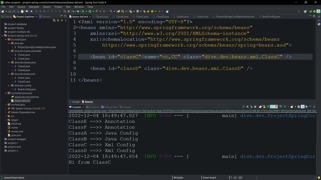 What are spring beans? Part 2 - What are ways of bean creation and properties for the beans? смотреть онлайн