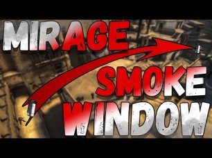 7 дымов в окно на карте Mirage 2022 "Сторона Атаки"