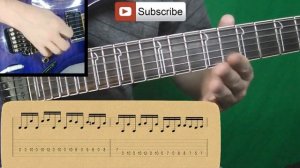 How to Play Muse - Hysteria Как играть, Guitar Lesson