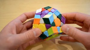 МУЛЬТИКОЛОР НА МЕГАМИНКСЕ | ПРИМЕР СБОРКИ | MEGAMINX WALKTHROUGH