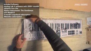 UNBOXING and TESTING the Arturia KeyLab Essential 61 mk3 MIDI Keyboard Controller