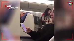 Пьяная Бузова приставала к пассажирам в самолёте.