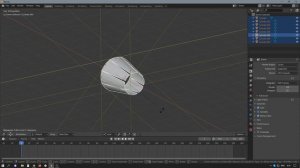Анимация сопла в blender 2.82