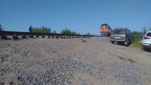 Тепловоз ТЭП-70, 0363, с пригородным поездом 6556, Ненокса-Северодвинск.