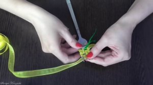 Как завязать маленький бантик с помощью вилки/Бант на вилке