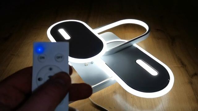 Демонстрация режимов работы светодиодной управляемой люстры Suncharm SC55517 WHT смотреть онлайн