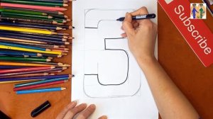 Как нарисовать букву З. Онлайн-школа рисования "Малевашки"