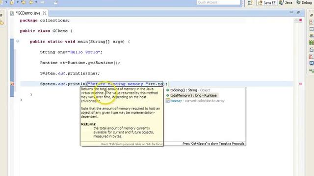 How to force garbage collector in java?