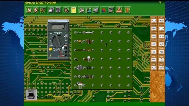 Начало радиоэлектроники, простая программа для начинающих электронщиков