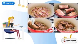 Ребрышки с картофелем и пивом в казане. Вкусный рецепт фото