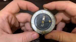 КОМПАС АДРИАНОВА 1940 ГОДА СОВЕТСКИЙ ВОЕННЫЙ ОФИЦЕРСКИЙ КОМПАС СССР МАСТЕРСКИЕ АУ РККА РАДИОАКТИВНЫ