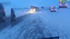 Сегодня на переправе Салехард - Лабытнанги произошла сильная авария