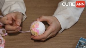#CutieCraft | Ёлочный шар из пайеток-делаю своими руками | Handmade