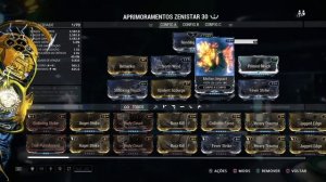 Warframe build ZENISTAR