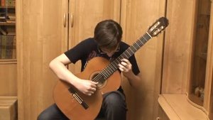 Алая башня на гитаре Исаак Альбенис