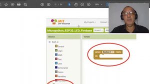 Sistema Embarcado com ESP32 e Micropython -  Aula 27: Firebase & App Inventor - Parte II