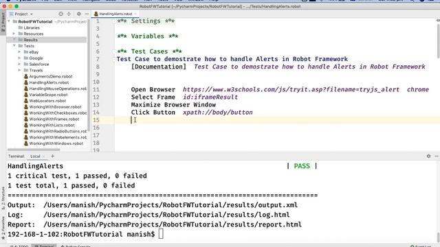Robot Framework Tutorial #32 - How to handle Alerts in Robot Framework