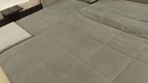 Askona Угловой Диван-кровать Carina ? Sky velvet 08