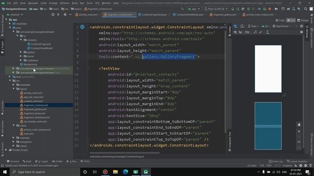 How To Create And Edit NAVIGATION DRAWER ACTIVITY 2021 | EASIEST WAY | Android Studio Latest Versio