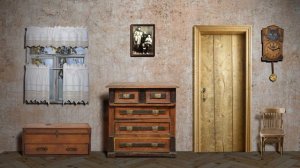 Футаж. Казачья хата изнутри.